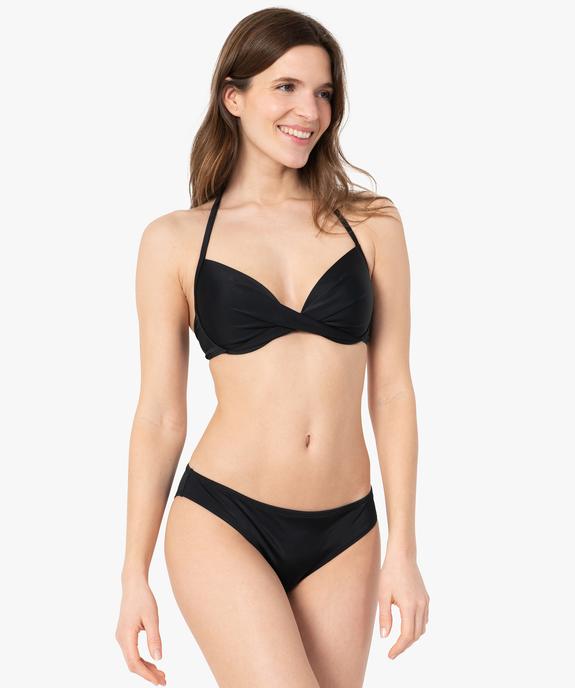 Bas de maillot de bain femme forme culotte vue3 - GEMO (PLAGE) - GEMO