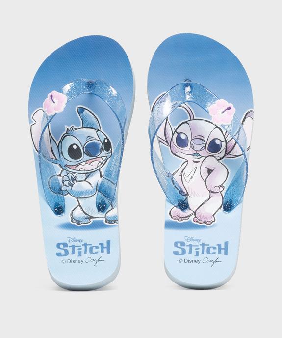 Tongs avec brides pailletées et patch fantaisie fille - Stitch vue1 - LILO & STITCH - GEMO