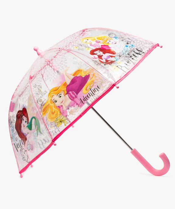  Parapluie fille transparent à motifs - Princesses Disney vue1 - DISNEY PRINCESS - GEMO