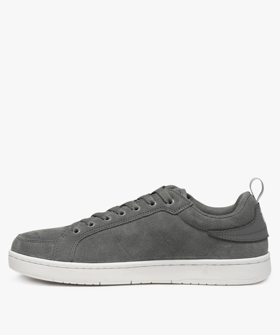 Baskets homme à lacets dessus cuir - Fila vue3 - FILA - GEMO