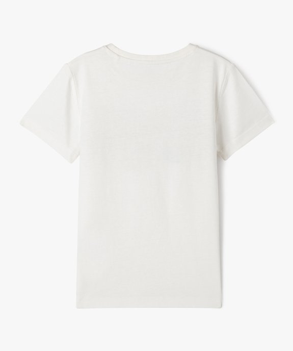 Tee-shirt à manches courtes avec motif jungle garçon vue3 - GEMO (ENFANT) - GEMO