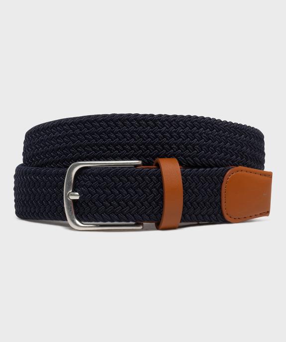 Ceinture tressée élastique homme vue1 - GEMO (ACCESS) - GEMO