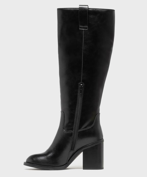 Bottes cavalières à talon haut femme vue3 - FOLLOW ME - GEMO