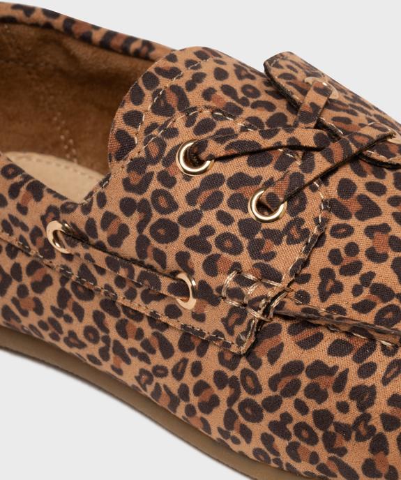 Mocassins souples imprimé léopard semelle intérieure cuir femme - Follow Me vue6 - FOLLOW ME - GEMO