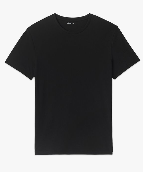 Tee-shirt à manches courtes et col rond homme vue3 - GEMO 4G HOMME - GEMO