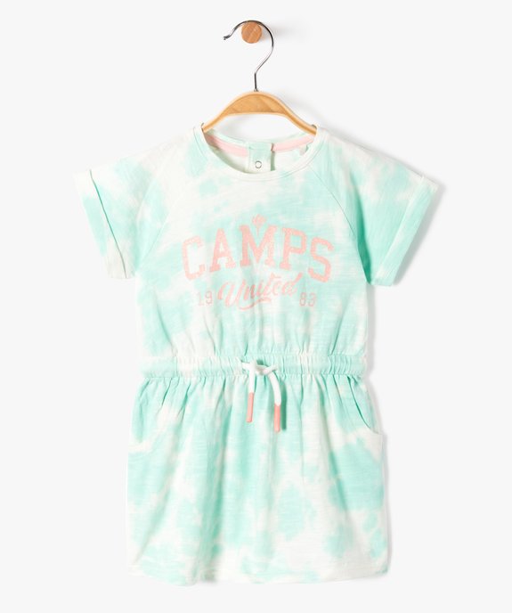 Robe bébé fille en maille tie and dye - Camps United vue1 - CAMPS UNITED - GEMO