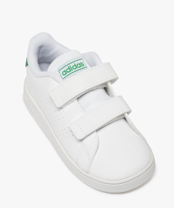 Baskets garçon unies à scratch – Adidas vue5 - ADIDAS - GEMO