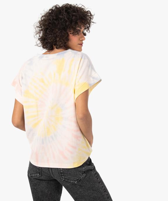 Tee-shirt femme à manches courtes coupe large – Camps United vue3 - CAMPS UNITED - GEMO