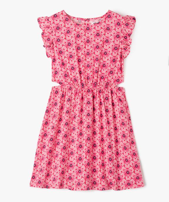 Robe sans manches en viscose fluide imprimée fille vue1 - GEMO 4G FILLE - GEMO