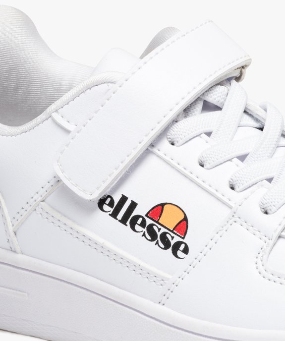 Baskets garçon unies à scratch style rétro - Ellesse vue6 - ELLESSE - GEMO