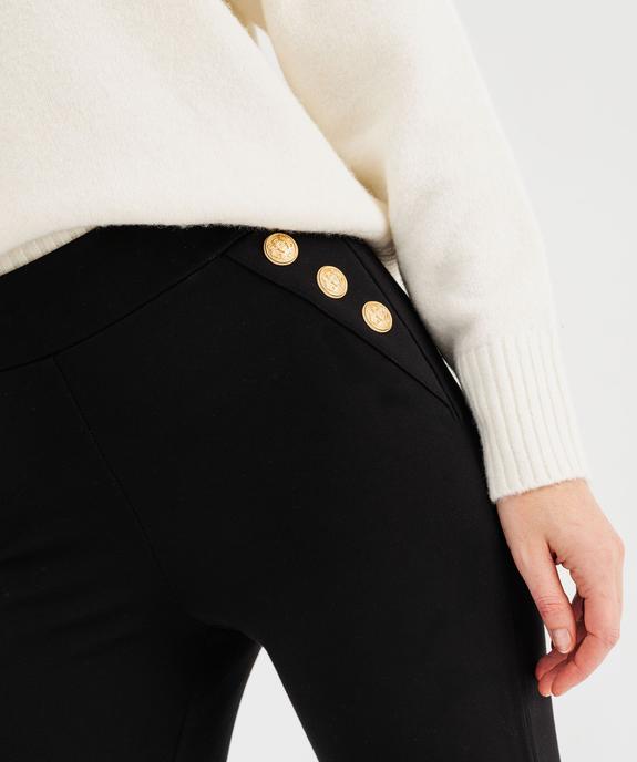 Legging avec boutons sur les hanches femme vue10 - GEMO(FEMME PAP) - GEMO