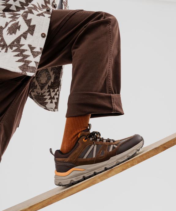 Baskets basses à lacets homme - 5 Miles vue1 - 5 MILES GEMO FOR GOOD - GEMO