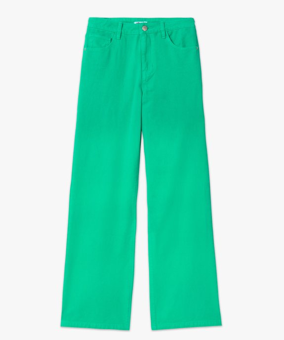 Jean femme coupe large taille haute vue4 - GEMO(FEMME PAP) - GEMO