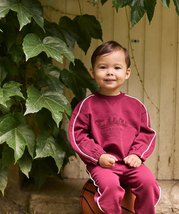Ensemble 2 pièces sweat + jogging bébé garçon - LuluCastagnette vue7 - LULUCASTAGNETTE - GEMO