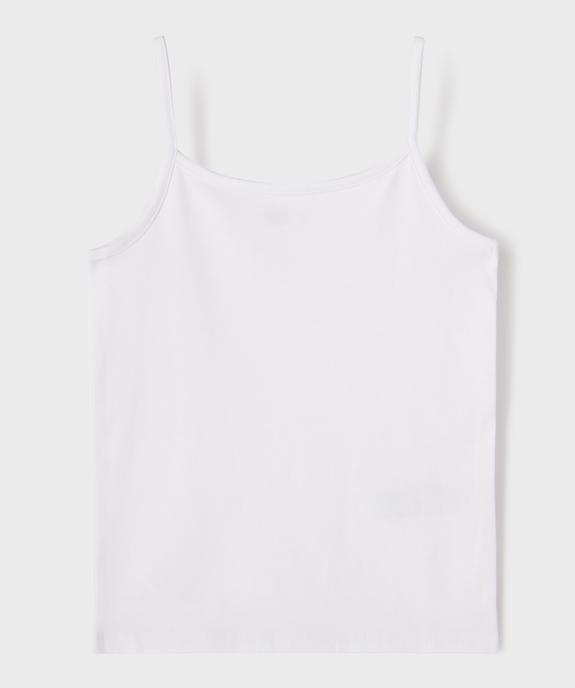 Débardeur à fines bretelles fille vue9 - GEMO (ENFANT) - GEMO