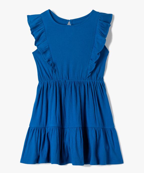 Robe fille avec volants sur les épaules et dans le bas vue1 - GEMO (ENFANT) - GEMO