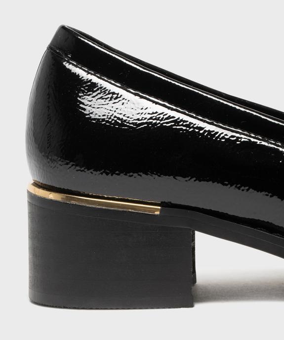 Mocassins vernis à talon bloc femme - Valentina Baldano vue6 - VALENTINA BALDA - GEMO