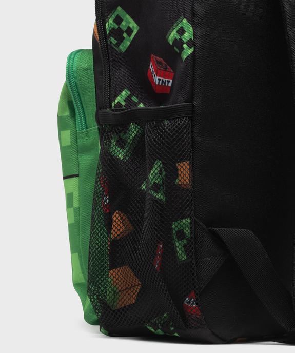 Sac à dos en toile imprimé garçon - Minecraft vue3 - MINECRAFT - GEMO