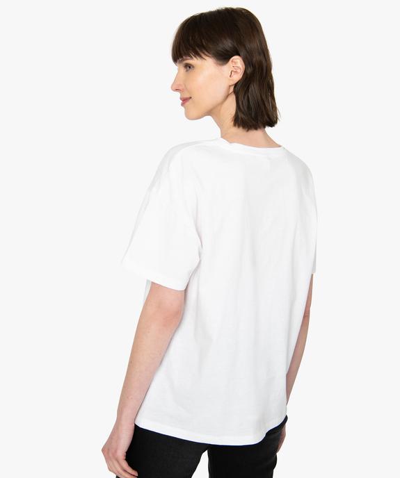 Tee-shirt femme oversize avec motif XXL - Disney vue3 - DISNEY DTR - GEMO