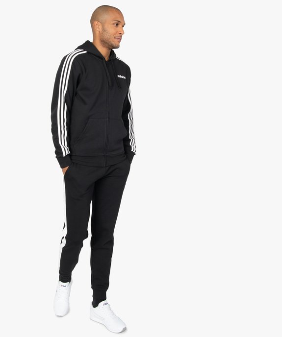 Pantalon de jogging homme avec bandes sur les côtés  vue5 - GEMO 4G HOMME - GEMO