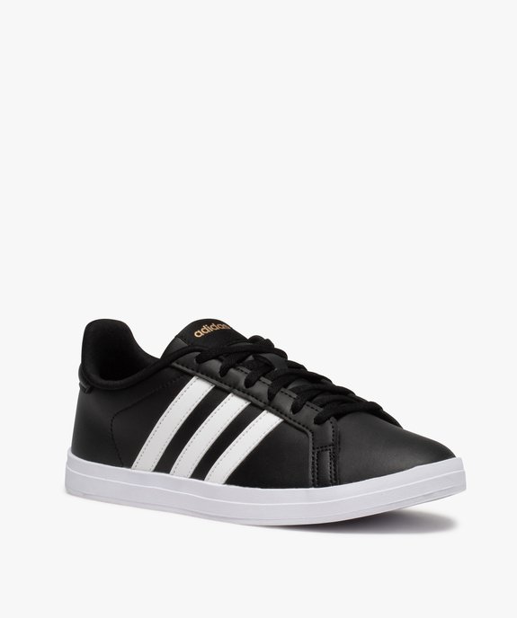 Baskets femme bicolores à lacets – Adidas Courtpoint vue2 - ADIDAS - GEMO