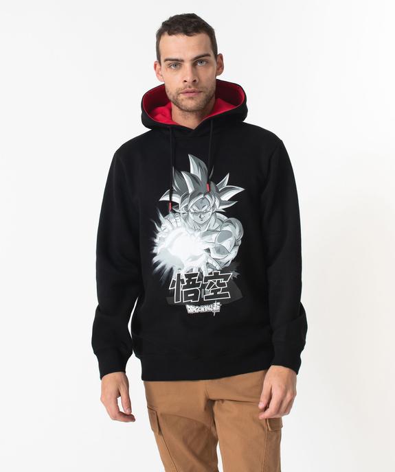Sweat à capuche en molleton imprimé San Goku homme - Dragon Ball Super vue1 - DRAGON BALL Z - GEMO