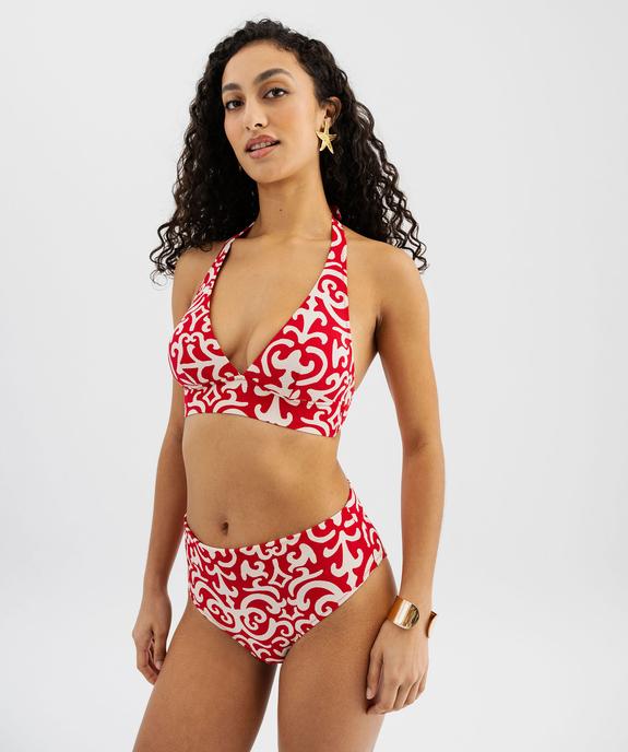 Bas de maillot de bain forme culotte taille haute femme vue4 - GEMO (PLAGE) - GEMO