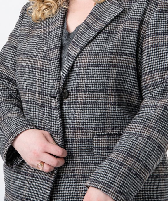Manteau femme grande taille avec grand col vue6 - GEMO (G TAILLE) - GEMO