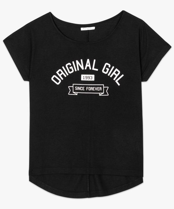 Tee-shirt femme loose imprimé  vue4 - GEMO(FEMME PAP) - GEMO