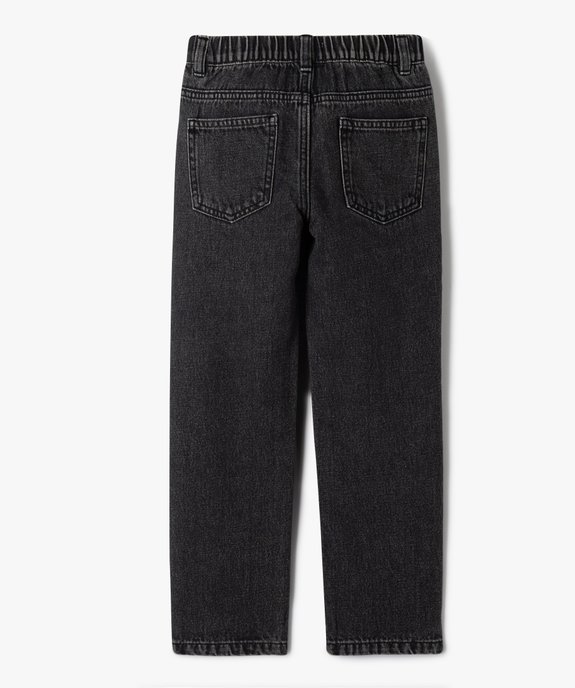 Jean avec ceinture élastique garçon  vue3 - GEMO (ENFANT) - GEMO