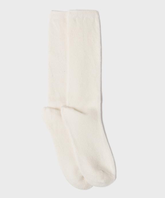Chaussettes hautes unies femme - GEMO(HOMWR FEM) Chaussettes hautes unies femme vue1 - GEMO(HOMWR FEM) - GEMO