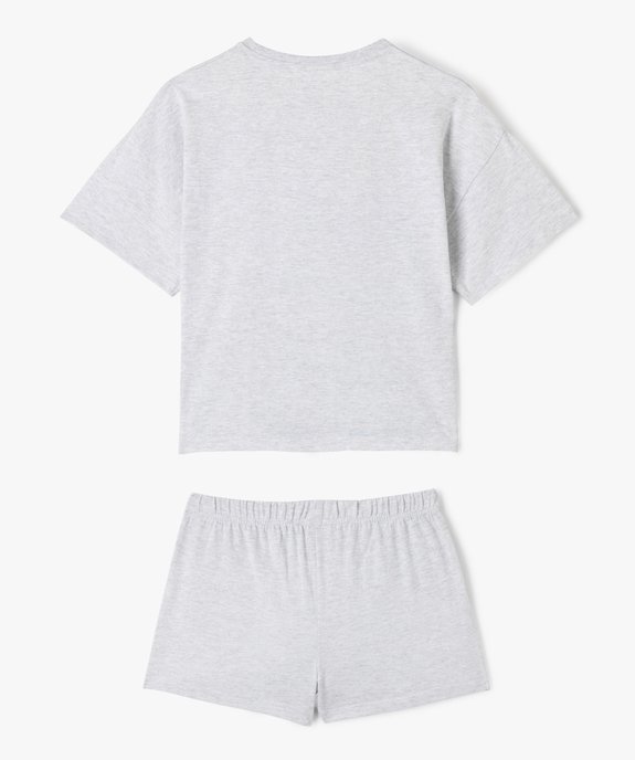 Pyjashort avec motif Stitch fille - Disney vue3 - LILO & STITCH - GEMO