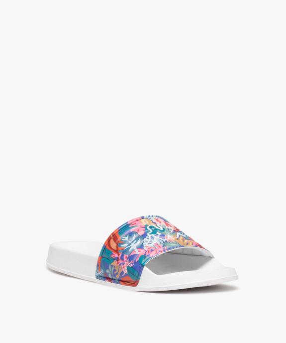 Mules de piscine fille imprimées jungle – Kappa vue2 - KAPPA - GEMO
