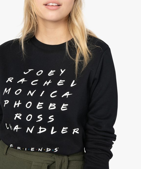 Sweat femme molletonné imprimé fantaisie vue2 - FOLLOW ME - GEMO