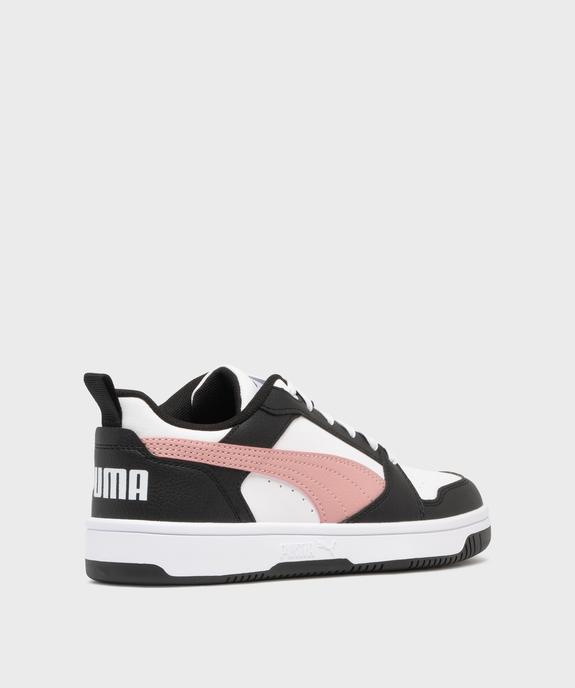 Baskets tricolores à lacets Rebound femme - Puma vue10 - PUMA - GEMO
