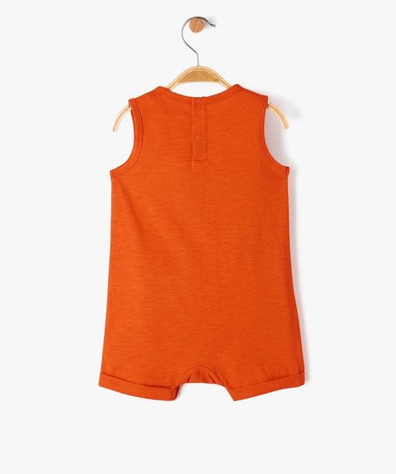 Combishort avec inscription bébé garçon vue5 - GEMO(BEBE DEBT) - GEMO