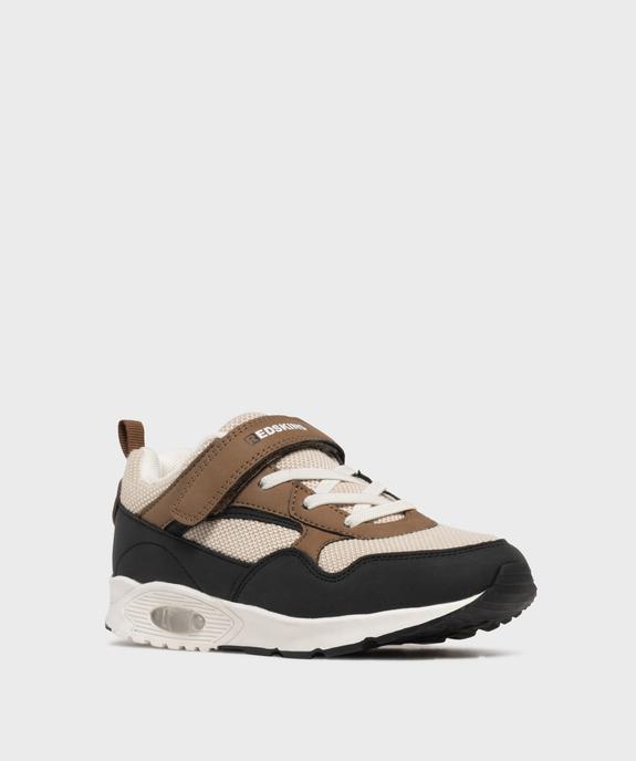 Baskets en mesh à lacets élastiques et scratch garçon - Redskins vue2 - REDSKINS - GEMO