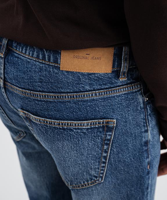 Jean straight en denim extensible homme vue4 - GEMO 4G HOMME - GEMO
