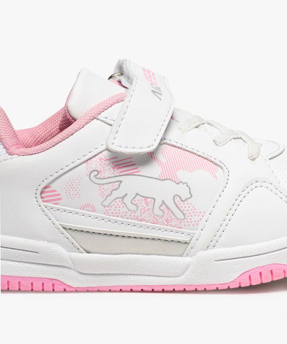 Baskets fille bicolore avec fermeture scratch - Airness vue6 - AIRNESS - GEMO