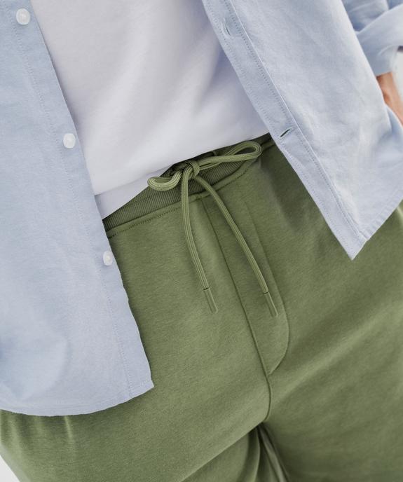 Bermuda en maille French Terry avec taille ajustable homme vue2 - GEMO 4G HOMME - GEMO