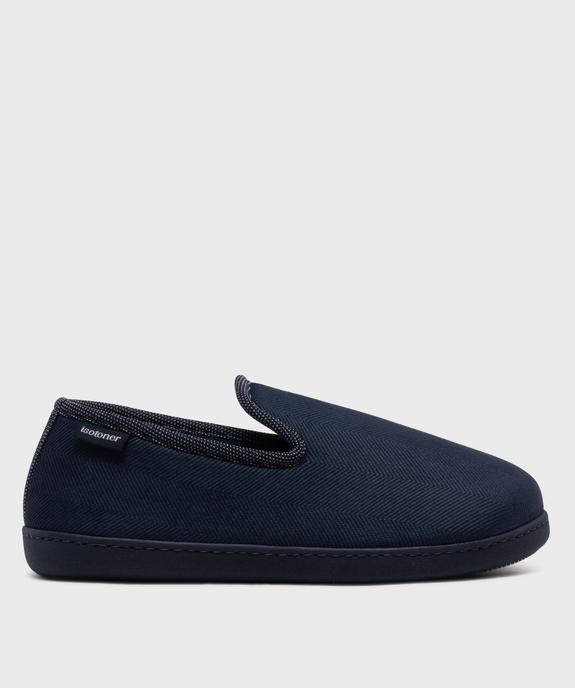 Chaussons enveloppants à motifs chevrons homme - Isotoner vue1 - ISOTONER - GEMO