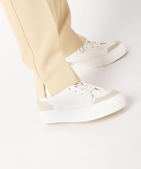 Pantalon avec boutons sur les hanches femme vue6 - GEMO(FEMME PAP) - GEMO