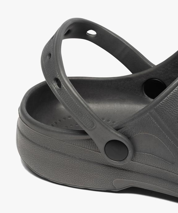 Sabots homme unis souples avec perforations vue6 - GEMO (PLAGE) - GEMO
