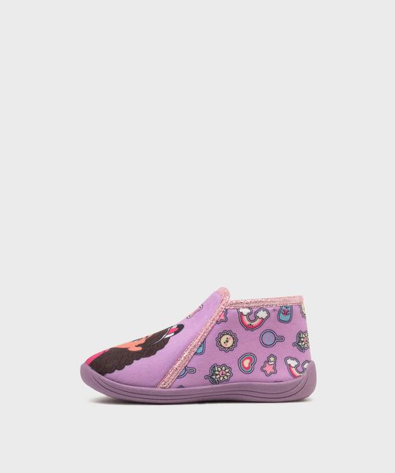 Chaussons montants zippés en velours imprimés fille - Gabby et la Maison Magique vue3 - GABBY - GEMO