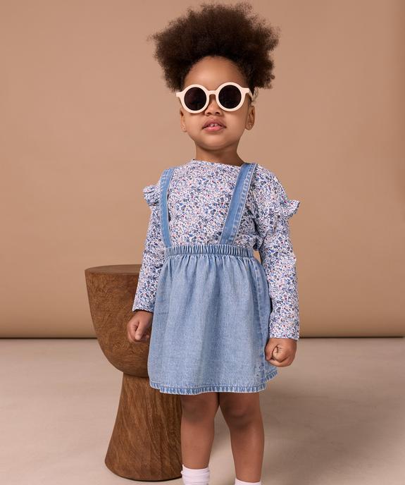 Ensemble 2 pièces bébé fille : tee-shirt et jupe à bretelles - LuluCastagnette vue7 - LULU CASTAGNETTE GEMO FOR GOOD - GEMO