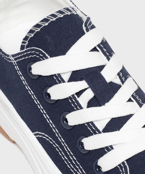 Baskets en toile sur semelle épaisse fille - Lovely Wings vue6 - LOVELY WINGS GEMO FOR GOOD - GEMO