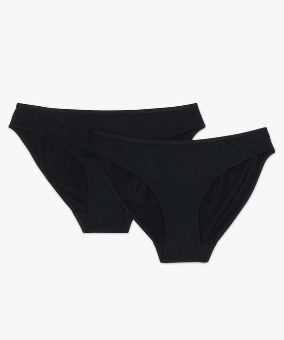Culotte microfibre sans coutures femme (lot de 2) vue8 - GEMO 4G FEMME - GEMO