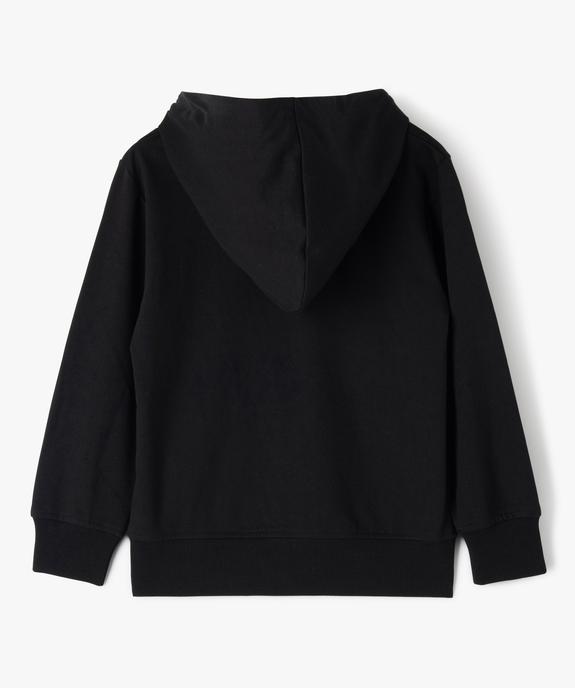 Sweat zippé avec capuche garçon vue3 - GEMO (ENFANT) - GEMO
