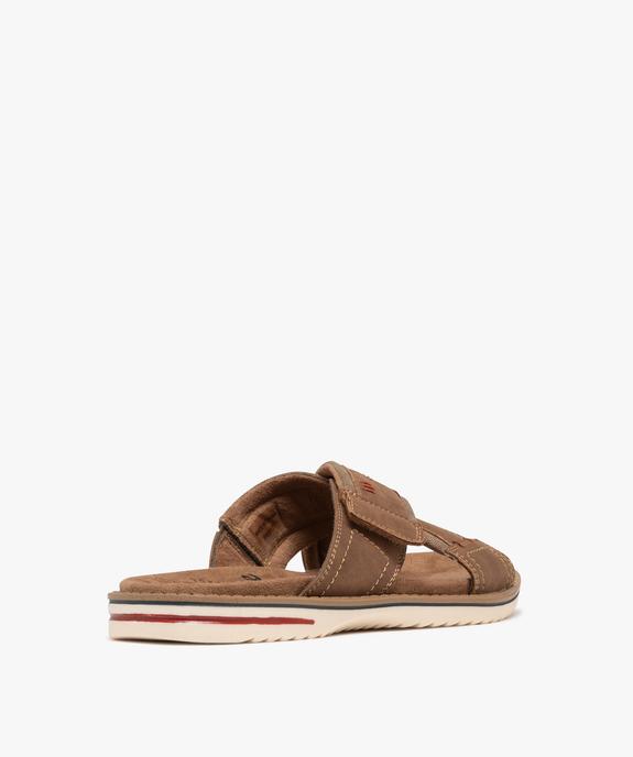Sandales mules avec semelle massante homme - Relife vue5 - RELIFE - GEMO