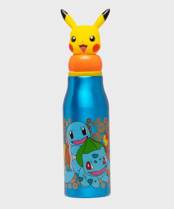 Gourde en aluminium avec bouchon fantaisie enfant - Pokémon vue1 - POKEMON - GEMO